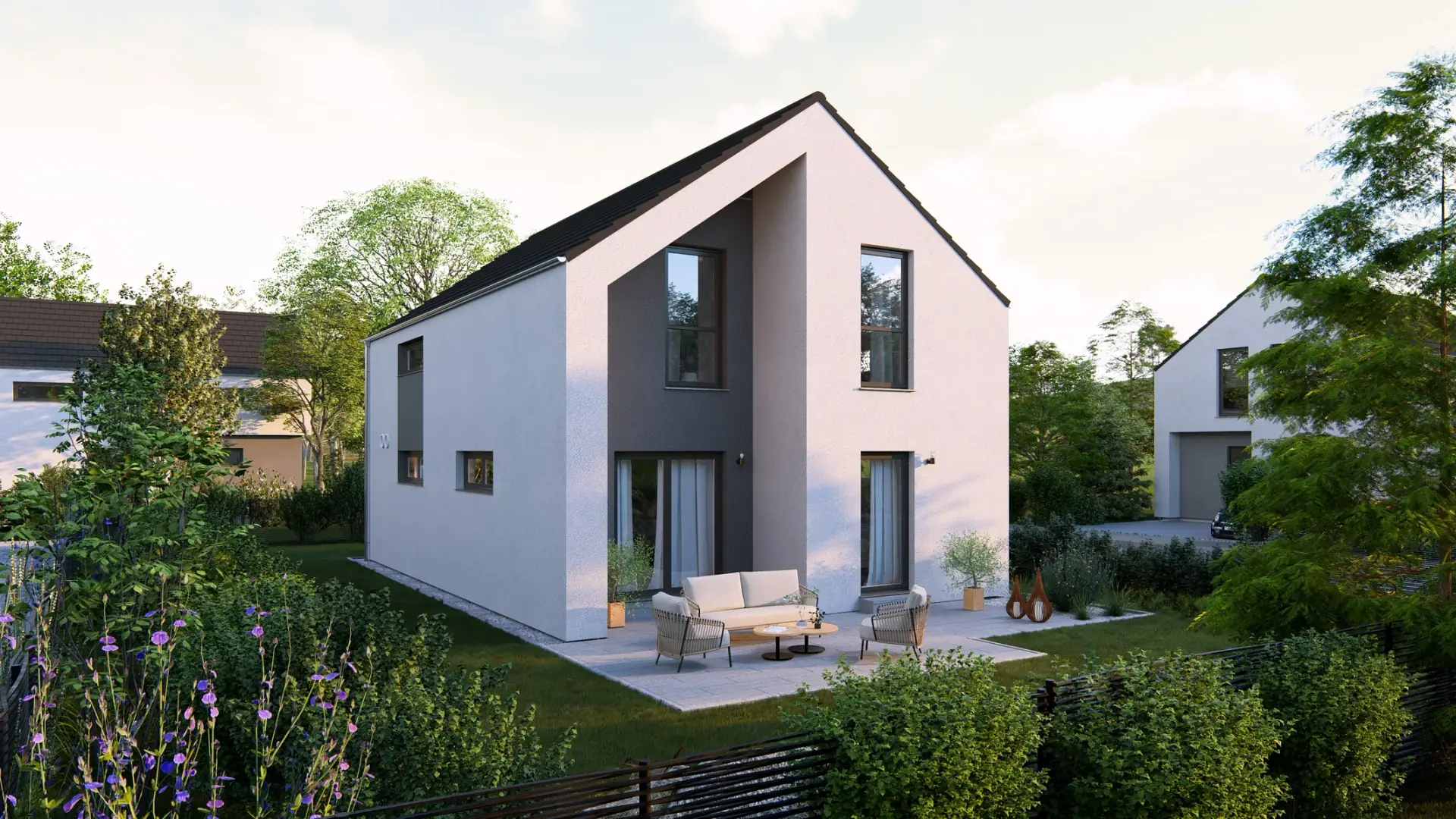 OKAL Einfamilienhaus mit Satteldach im Grünen